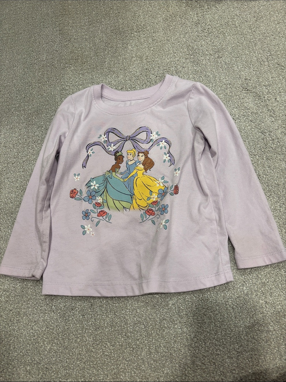jumping beans Light Purple Princess Graphic Long-Sleeve Tee